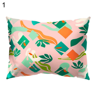 

Fashion Flower Plant Pillow Case Cushion Cover Sofa Bed Car Cafe Office Decor
