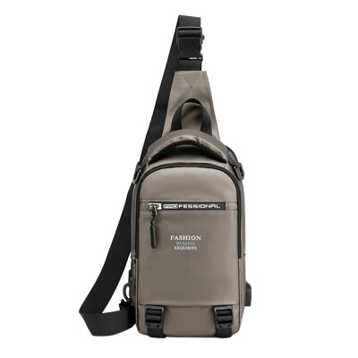 

Tailored Mens Large Capacity Usb Charging Chest Bag Multi-Function Shoulder Bag
