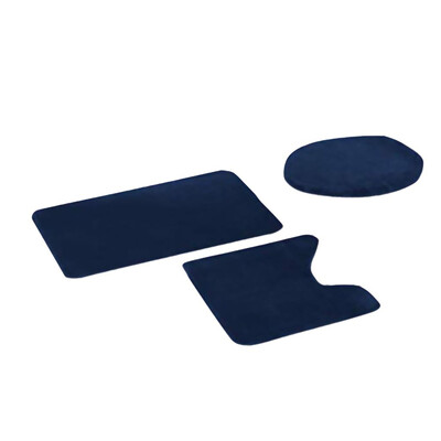 

Gobestart 3pcs Non-Slip Fish Scale Bath Mat Bathroom Kitchen Carpet Doormats Decor