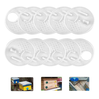 

Gobestart 20pc Plastic Bee Nest Door Entrance Disc Bee Hive Nuc Box Entrance Gate Tool