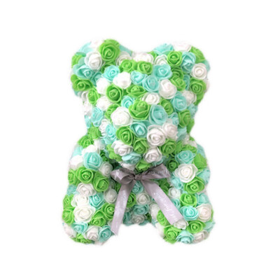 

Artificial Flowers Rose Bear Multicolor PE Foam Rose Teddy Bear Girlfriend Anniversary Valentines Day Gift Birthday Party Decor