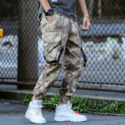 

Gobestart Mens Summer New Style Fashion Overalls Casual Pure Colour Comfortable Trousers