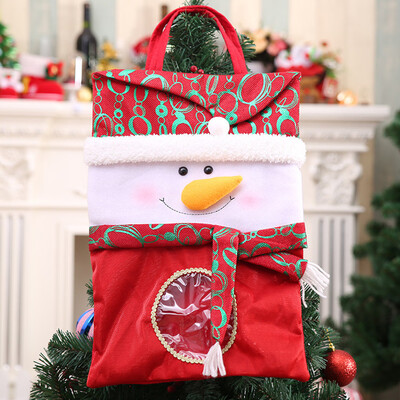 

Tailored Xmas Santa Claus Gift Bags Merry Christmas Snowman Candy Bag Party Decor