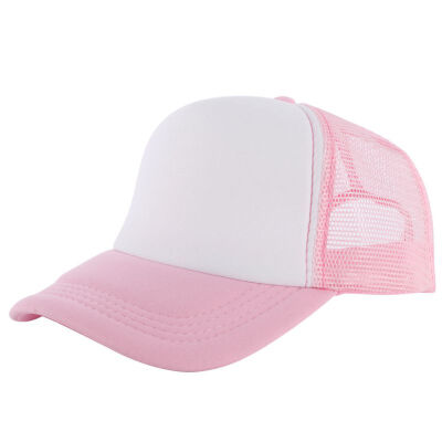 

2019 Attractive Unisex Casual Hat Solid Baseball Cap Trucker Mesh Blank Visor Hat Adjustable