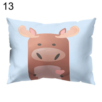 

Cute Bear Elephant Throw Pillow Protector Case Cushion Cover Bedding Articles