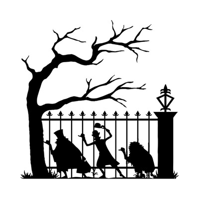 

Halloween Decorative Party Black Wall Stickers Self-Adhesive PVC Decals For Kids Rooms Nursery Halloween Party