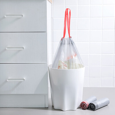

Toponeto Tall Kitchen Drawstring Trash Bags Strong Trash Bag 30 Gallon Garbage Bags