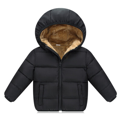 

Baby Winter Warm Coats Kids Boy Girl Thick Hooded Jacket Padded Parka Christmas Snowsuit -20Degree