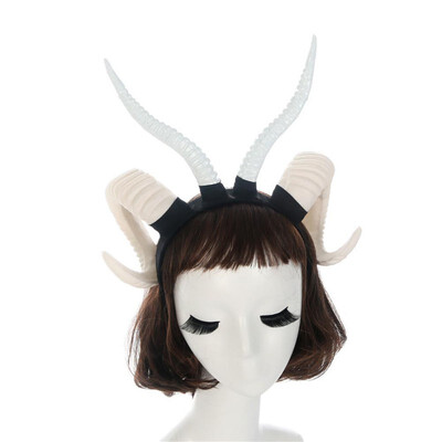 

Special Fashion Sheep Horn Ox Horn Cosplay Headdresses Sheep Horns Handmade Gothic Headband Halloween Prop Hairband