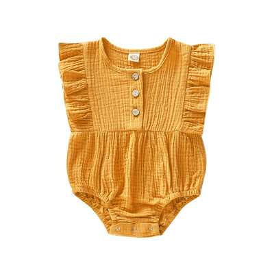 

Summer Baby Newborn Girls Cute Jumpsuit Flare Sleeve Romper Infant Casual Bodysuit Outfits