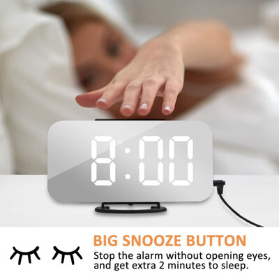 

New Creative Mobile Phone Charging Image Electronic Snooze Alarm Clock LED Display Hotel Clock Wholesale