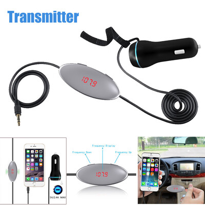 

〖Follure〗F27 35MM Wireless FM Transmitter Radio Car Kit for Smartphone Audio MP3 Player