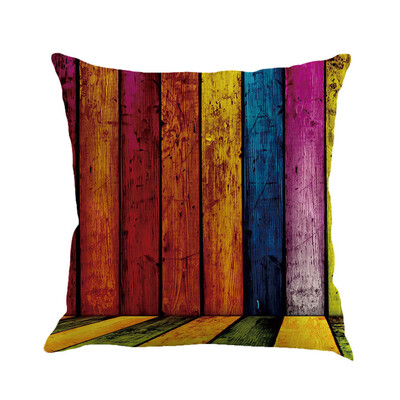 

〖Follure〗Geometry Painting Linen Cushion Cover Throw Pillow Case Sofa Home Decor
