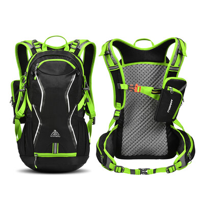 

18L Outdoor Cycling Backpack Lightweight Shoulder Bag Trekking Hiking Climbing Sports Hydration Backpack Daypack with Rain Cover a