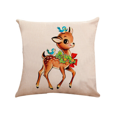 

Tailored Christmas Christmas Cushion Cover Throw Pillow Case Sofa Bed Home Decor