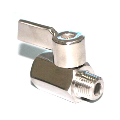 

Mini Ball Valve 14 304 Stainless Steel NPT Female X Male 90 Rotation Shut-off