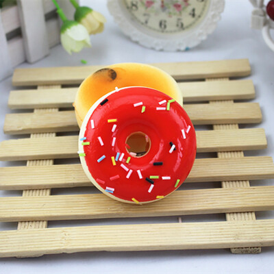 

Siaonvr Squeeze Stress Reliever Soft Colourful Doughnut Scented Slow Rising Toys