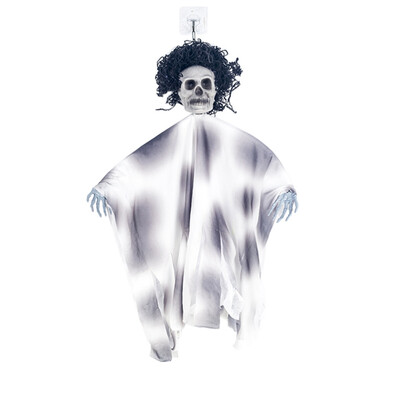 

New Skull Halloween Hanging Ghost Haunted House Hanging Skull Horror Props Home Door Bar Club Halloween Decorations
