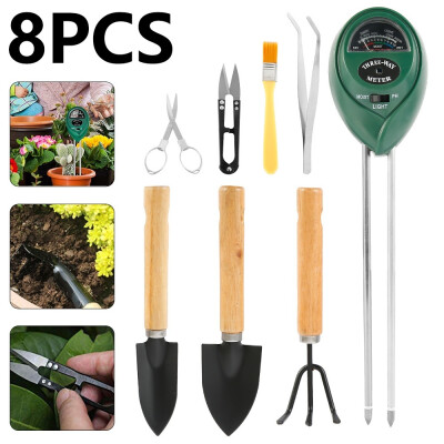 

8PCSSET Multi-purpose Gardening Tool Set Mini Shovel Flower Pot Plant Succulent Planting Tool