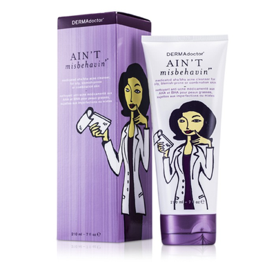 

DERMADOCTOR - Aint Misbehavin Medicated AHABHA Acne Cleanser For Oily Blemish-Prone or Combination Skin 210ml7oz
