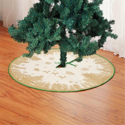 

Tailored Christmas Home Decor Items Christmas Tree Linen Tree Skirt 90cm