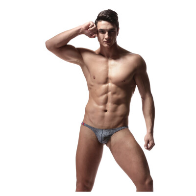 

Tailored Mens Sexy Underwear Solid Color Medium&Low Waist Thong Panties