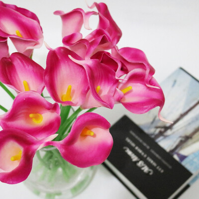 

Calla Lily Artificial Bridal Wedding Bouquet Head Real Touch Artificial Flower Wedding Decoration