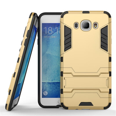 

Goowiiz Phone Case For Samsung Galaxy J1 2016J3 J310J5 J510J7 J710 2016 Armor PC TPU Silicone Hard Bracket Double Protection