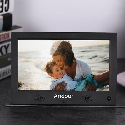 

Andoer 101 Inch Digital Picture Photo Frame LED Screen Digital Photo Album High Resolution 1024600169 Clock HD Video Player w