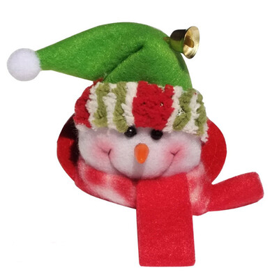 

Tailored Xmas Home Cover Coaster Cup Mat Snowman Elk Stereo Wine Cap Christmas Decoration