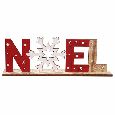 

Toponeto Xmas Wooden Santa Claus Elk Snowman Festival Ornament Home Decor Christmas Gifts