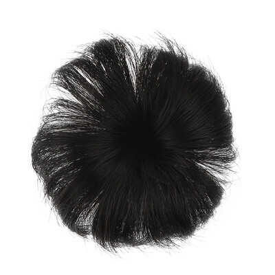 

Gobestart 2 Pcs Sweet Baby Girl Curl Natural Hairpiece Clip Wig Hair Ring Bun