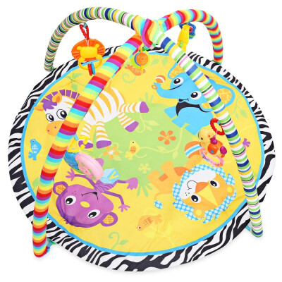 

KidsMat Cartoon Animal Gym Fitness Blanket with Frame Rattle Crawling Toy