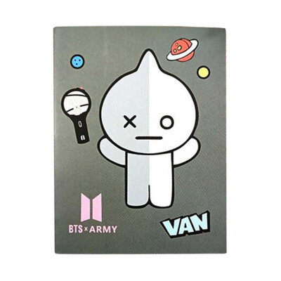 

KPOP BTS Bangtan Boys Cartoon Avatar Hand account Notebook Student Stationery Memo Diary