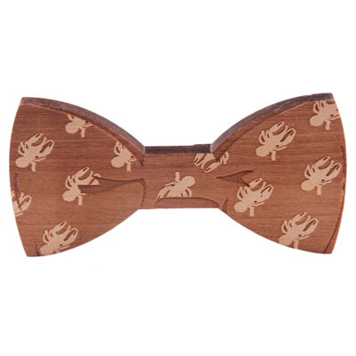 

Wedding Decoration Fashion Creative Accessories Bow Tie Engraved Wedding Collar Fashion Wooden Wedding Party Props
