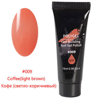 

15ML UV Gel Poly Gel Nails Polygels Nails Builder Poligel Nails Kit Extension Acrylic Nail Art Crystal UV Resin Builder Gellak