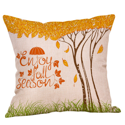 

Siaonvr Halloween Home Car Bed Sofa Decorative Letter Pillow Case Cushion Cover