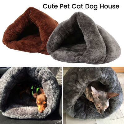 

Pet Cat Dog Sleeping Bed Kennel Puppy Cave House Super Soft Mat Dog Blanket Cat Pad Pet Warm Nest