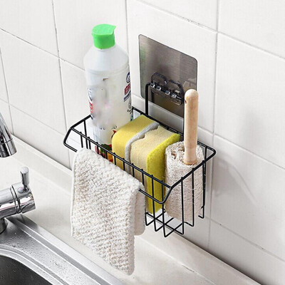

Gobestart Household Bathroom Rack Bathroom Cosmetics Wrought Iron Storage Rack
