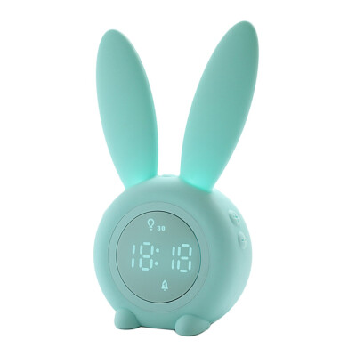 

Cute Rabbit Electronic Alarm Clock With Led Night Light Function Cute Alarm Clock Decoration Home Decoration Supplies