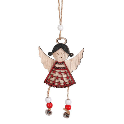 

2020 Christmas Hollow Wooden Ornament Xmas Tree Hanging Pendant Christmas Decoration