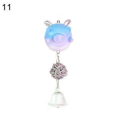 

Lovely Spring Flying Pig Wind Chimes Hanging Ornament Home Car Desktop Decor