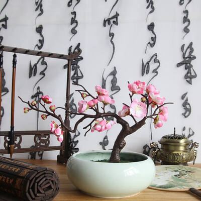 

1 Pack Plum Blossom Artificial Flowers Simulation Flower Table Decoration Accessories Floral Arrangement Theme Decorations