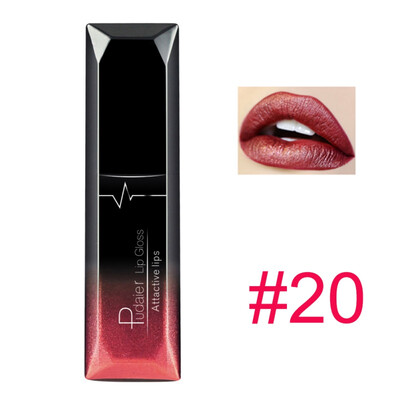 

21 Colors Metallic Liquid Lipsticks Waterproof Lip Kit Matte Lip Gloss Gold 24 Hours Long Lasting Nude Velvet Lipstick