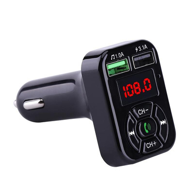 

KELIMA BT Car Charger 31A Quick Charge Car Wireless BT FM Transmitter MP3 Player