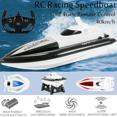 

2020 New 24GHz 40kmh Remote Control RC Racing Boat Electric Toys RC Toys for Childern Best Gifts