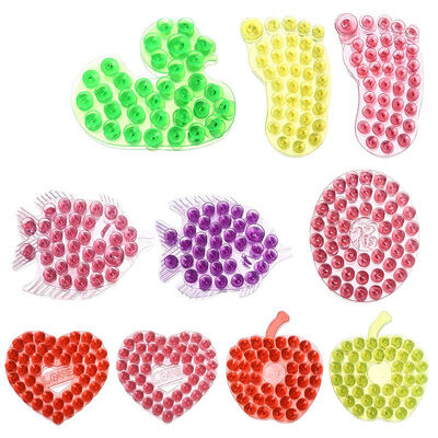 

10PCS Kitchen Suction Cup Bathroom Double-sided Strong Space Portable Non-slip Bowl Tableware Placemat Sucker