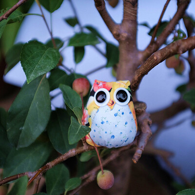 

Toponeto Creative Gifts Cloth Cartoon Owl Home Accessories