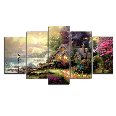 

Household Decorative Wide Landscape Wall Art Painting Modern Frameless Canvas Painting Print Home Room Art Wall Decoration
