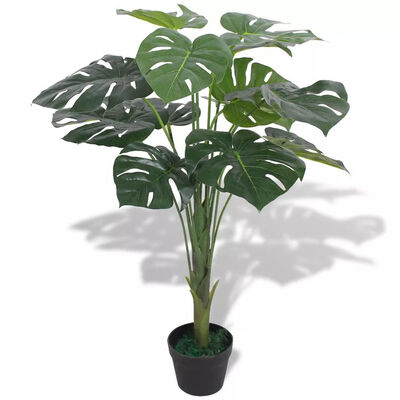 

Artificial Monstera Plant with Pot 276" Green